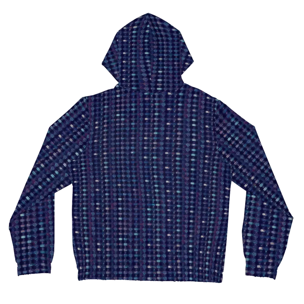 Midnight Circuit on Women's Full-Zip Hoodie — Back