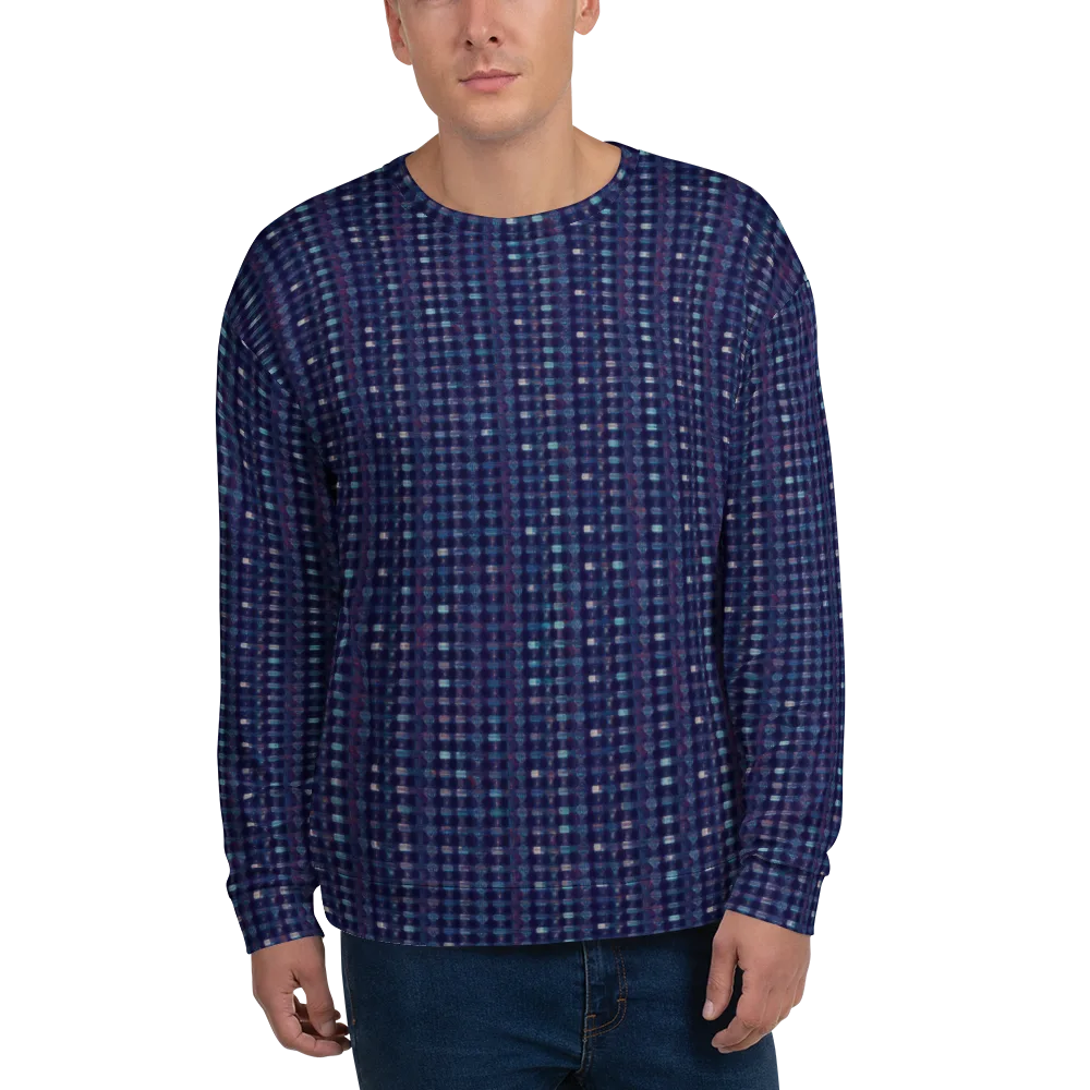 Midnight Circuit on Sweatshirt — Front