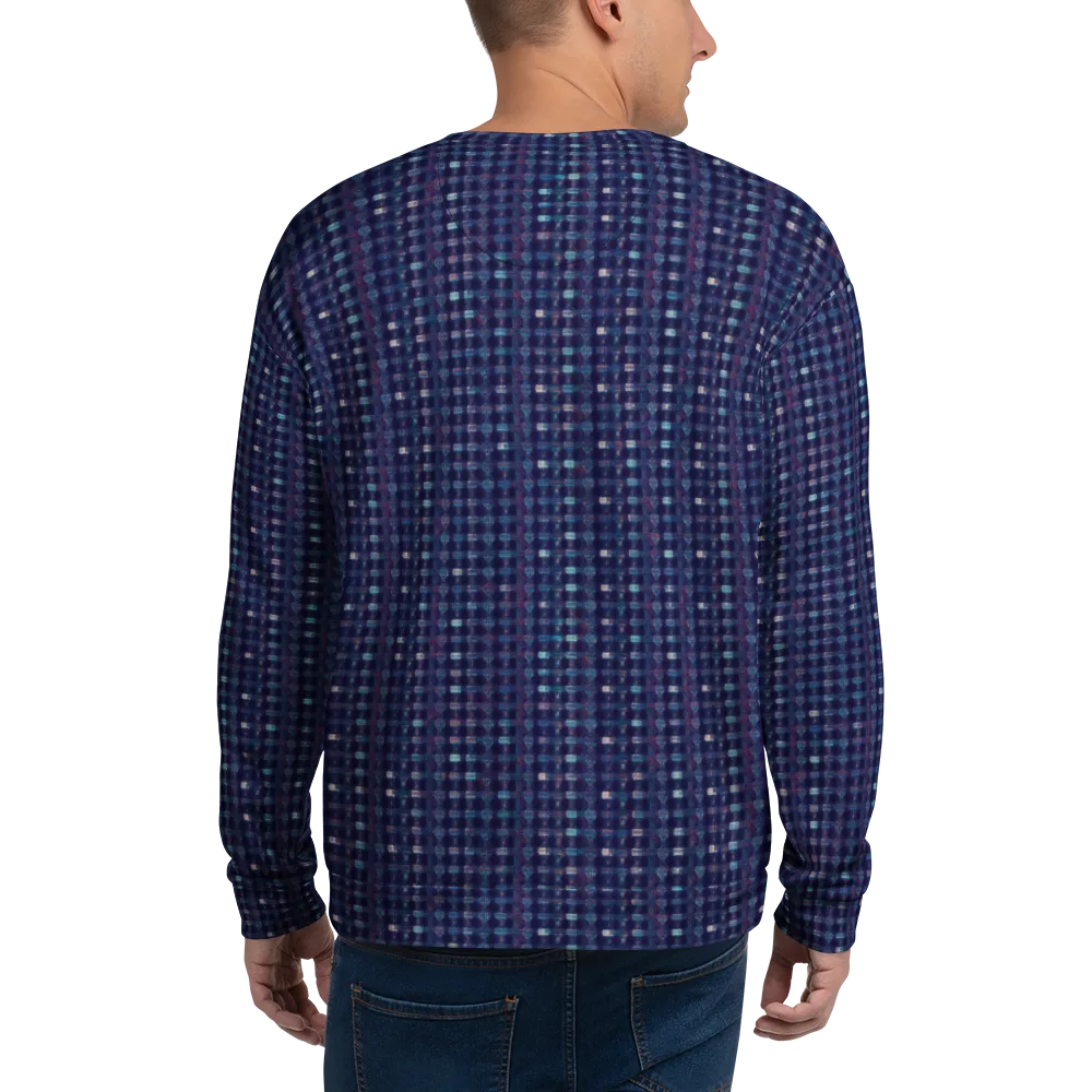 Midnight Circuit on Sweatshirt — Back