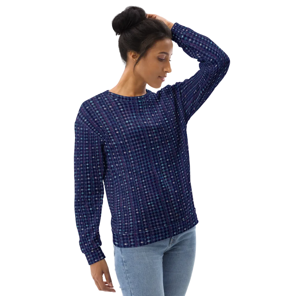 Midnight Circuit on Sweatshirt — Right Front
