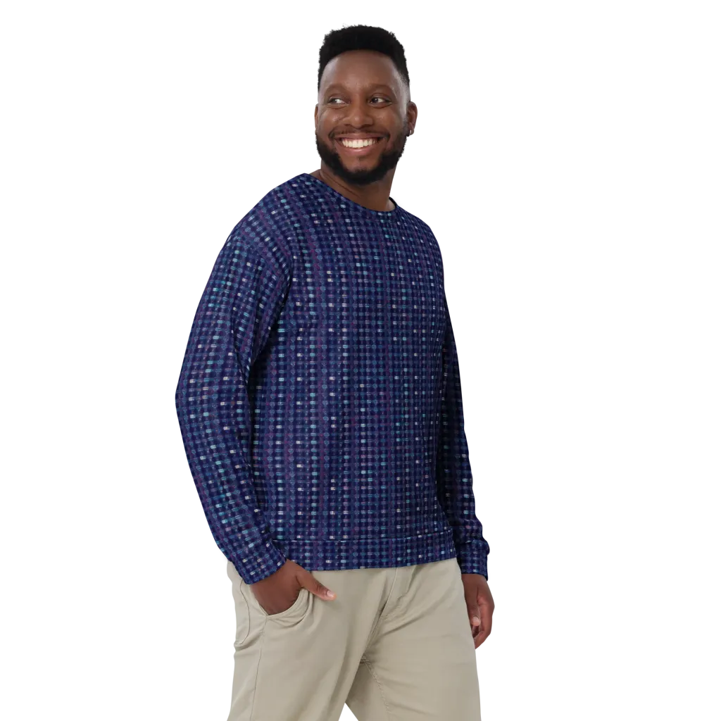 Midnight Circuit on Sweatshirt — Front