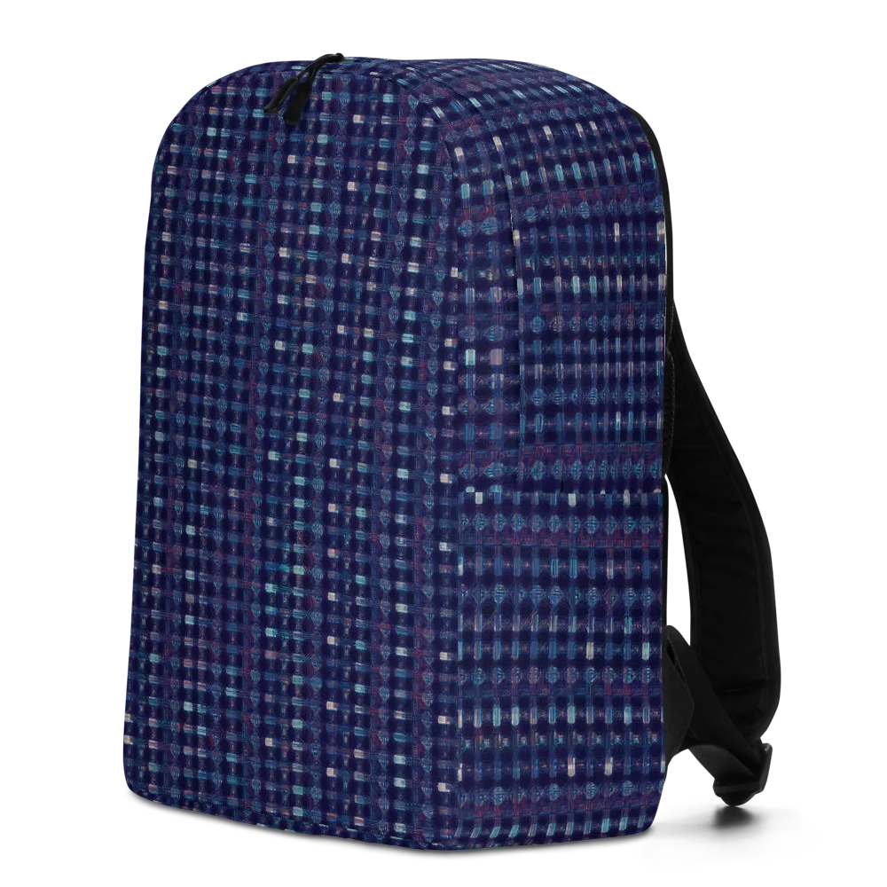 Midnight Circuit on Minimalist Backpack — Left