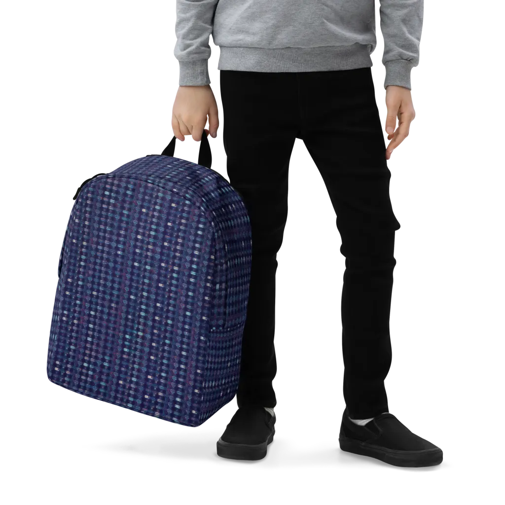 Midnight Circuit on Minimalist Backpack — Zoomed-in
