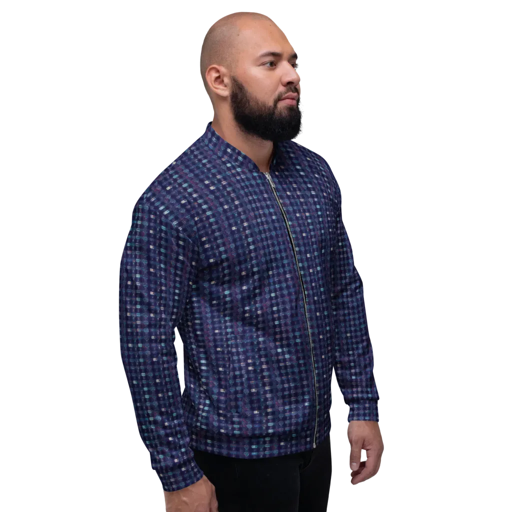 Midnight Circuit on Bomber Jacket — Right