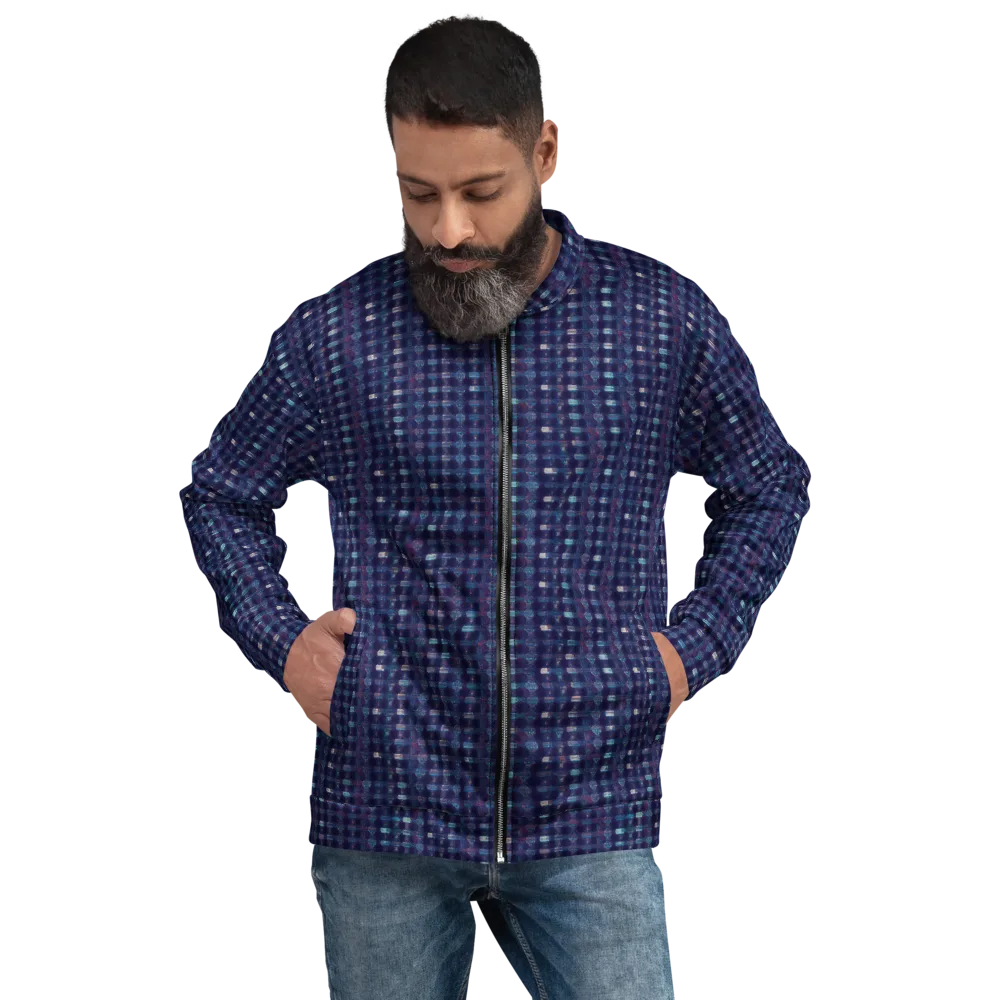 Midnight Circuit on Bomber Jacket — Front