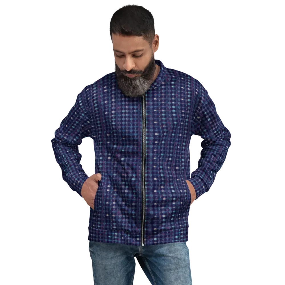 Midnight Circuit on Bomber Jacket — Front
