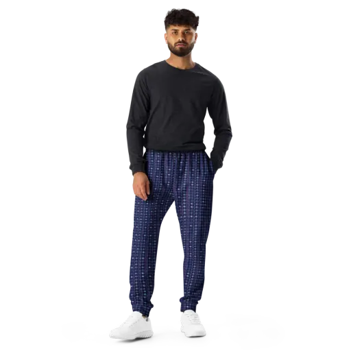 Midnight Circuit on a Men's Joggers