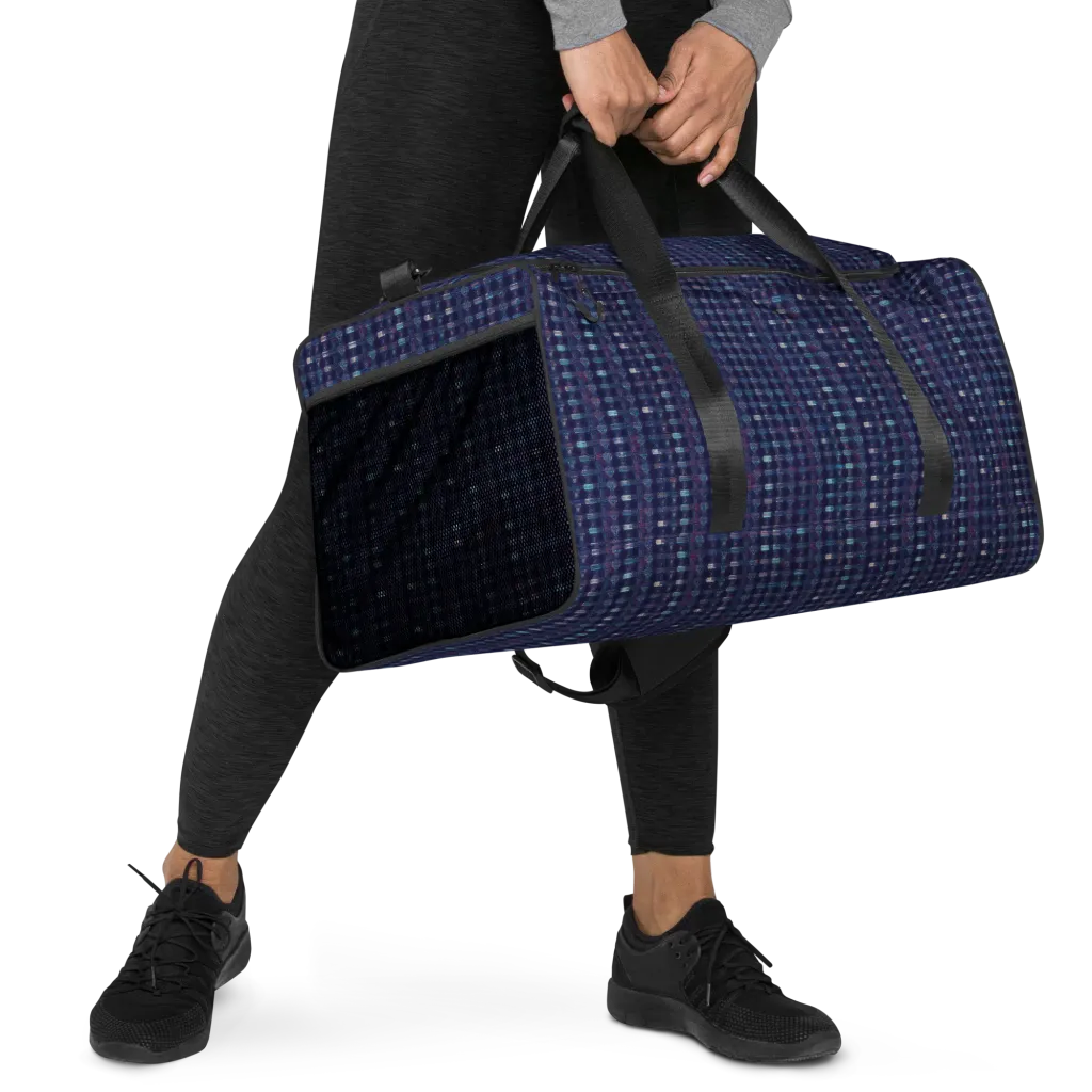Midnight Circuit on Duffle Bag — Right Front