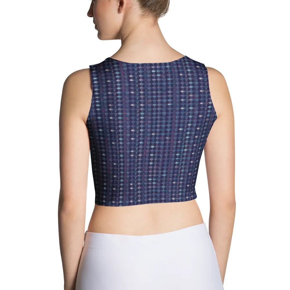 Midnight Circuit on Crop Top — Back