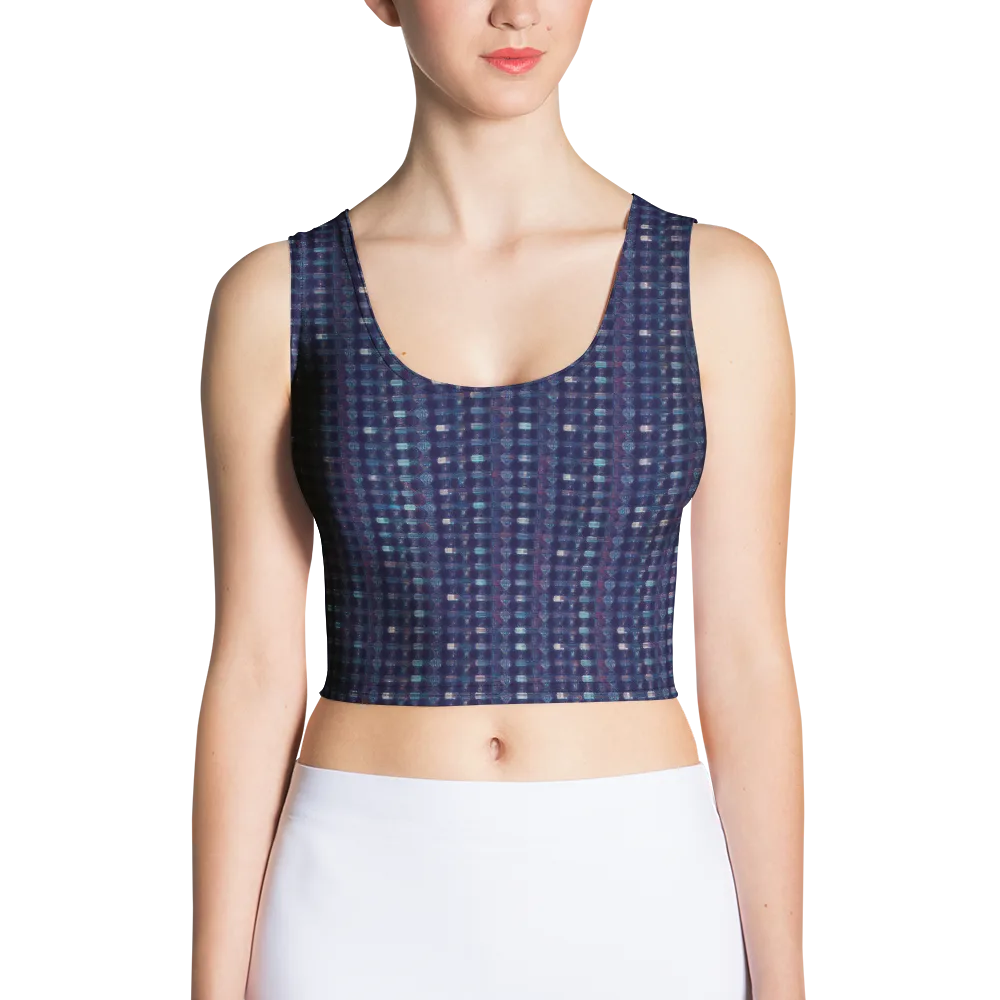 Midnight Circuit on Crop Top — Front