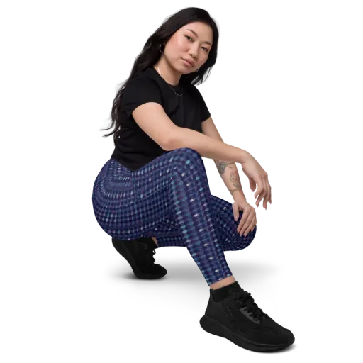 Midnight Circuit on a Leggings with Pockets