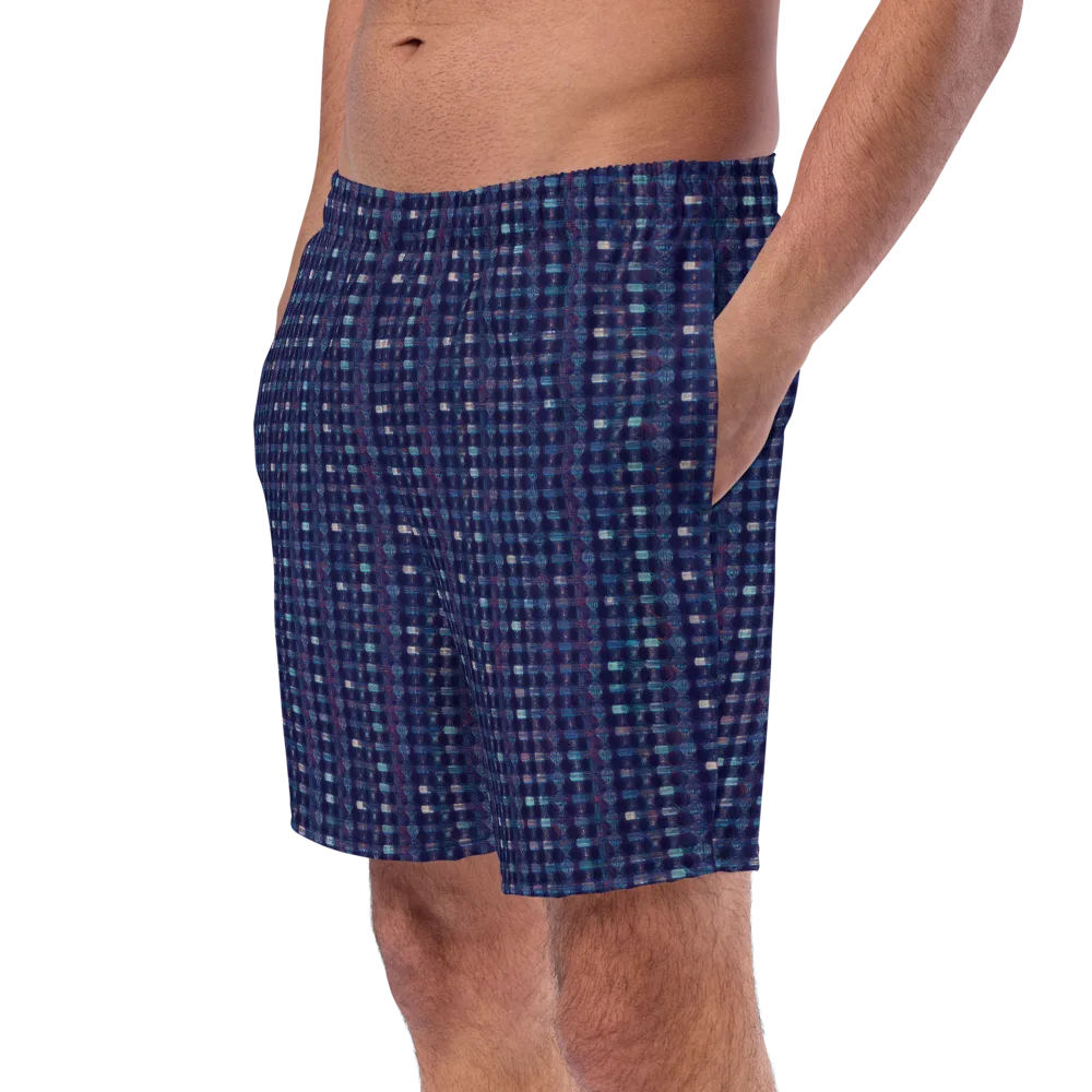 Midnight Circuit on Swim Trunks — Left Front