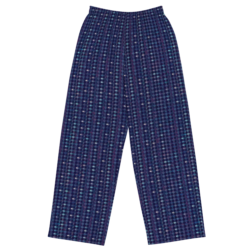 Midnight Circuit on Wide-Leg Pants — Front