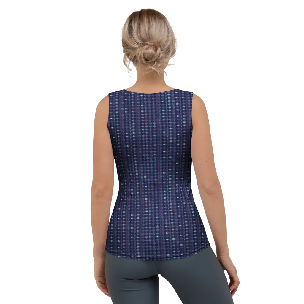 Midnight Circuit on Women's Tank Top — Back