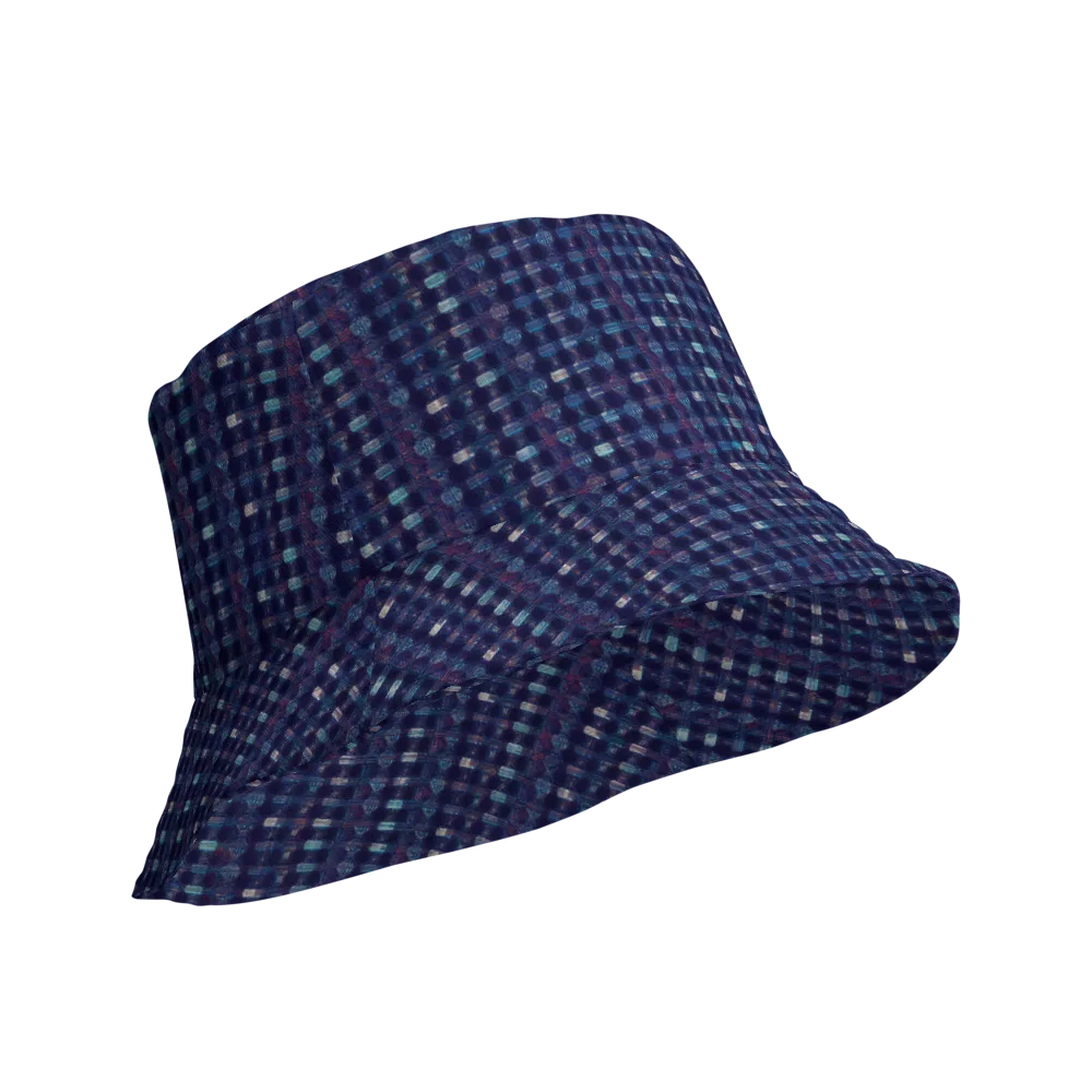 Midnight Circuit on Reversible Bucket Hat — Product details Outside
