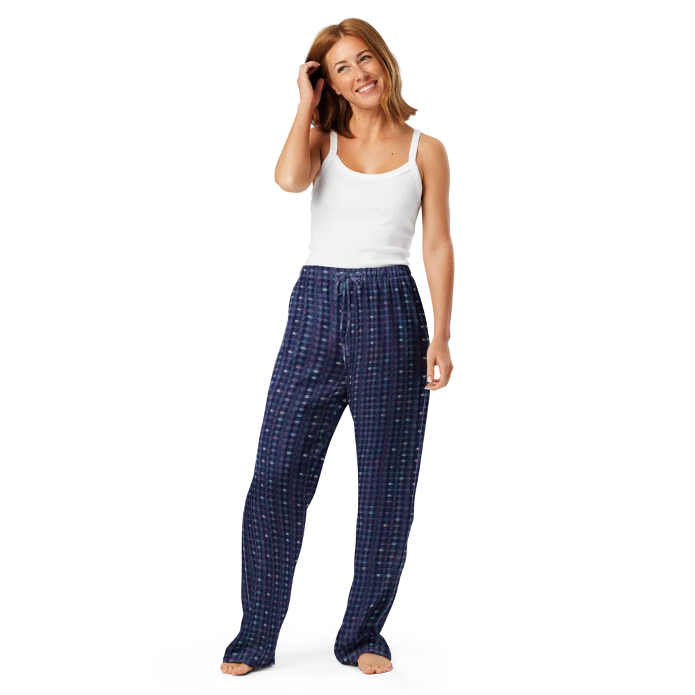 Midnight Circuit on Women's Pajama Pants — Front