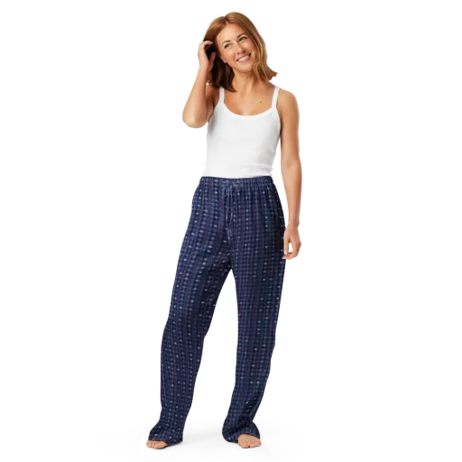 Midnight Circuit on a Women's Pajama Pants