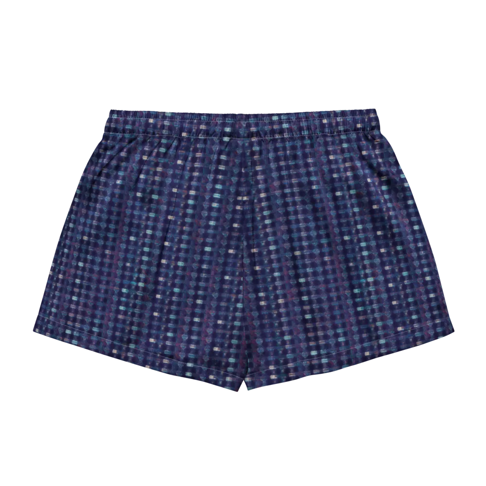Midnight Circuit on Women's Pajama Shorts — Back