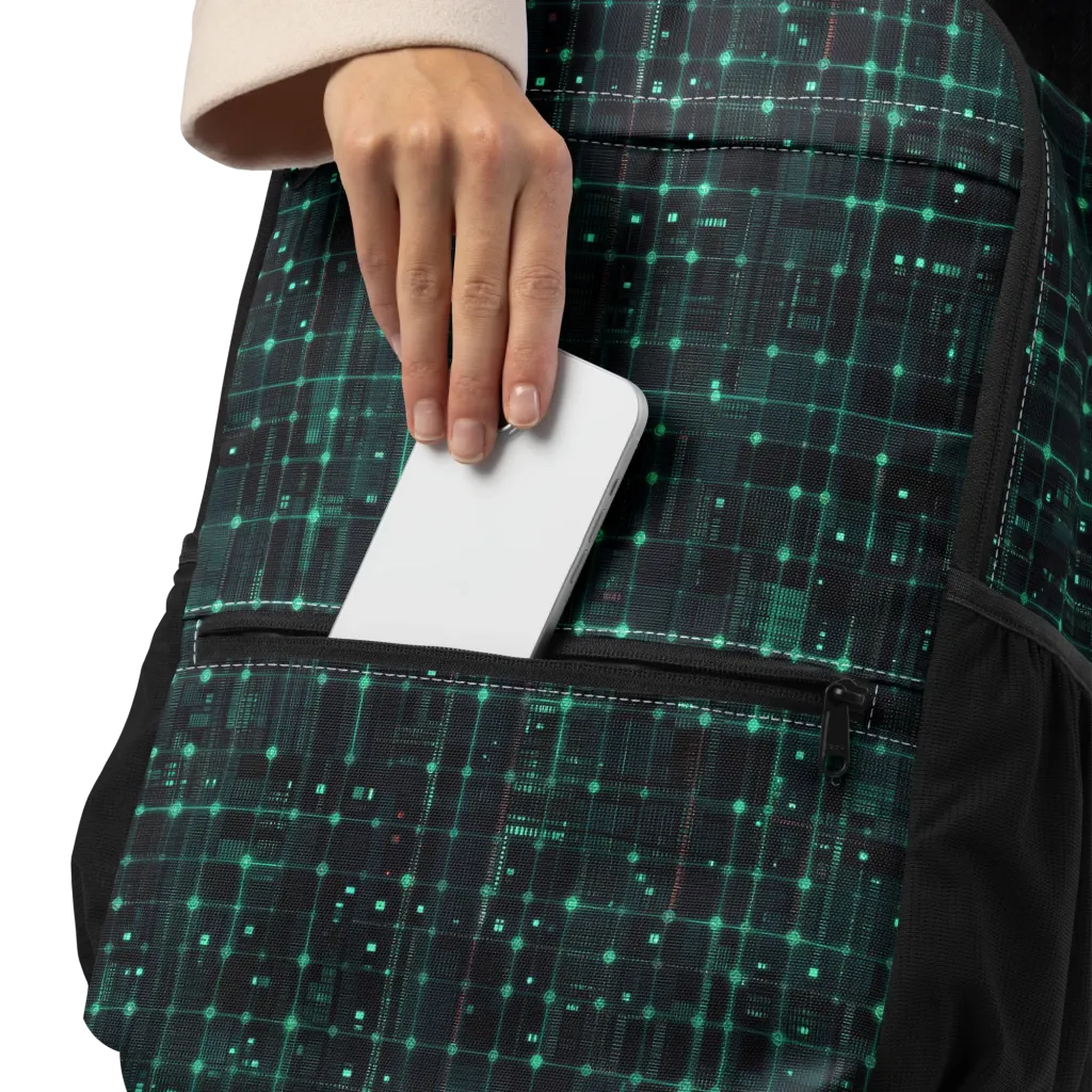 Neon Matrix on Utility Backpack — Product details