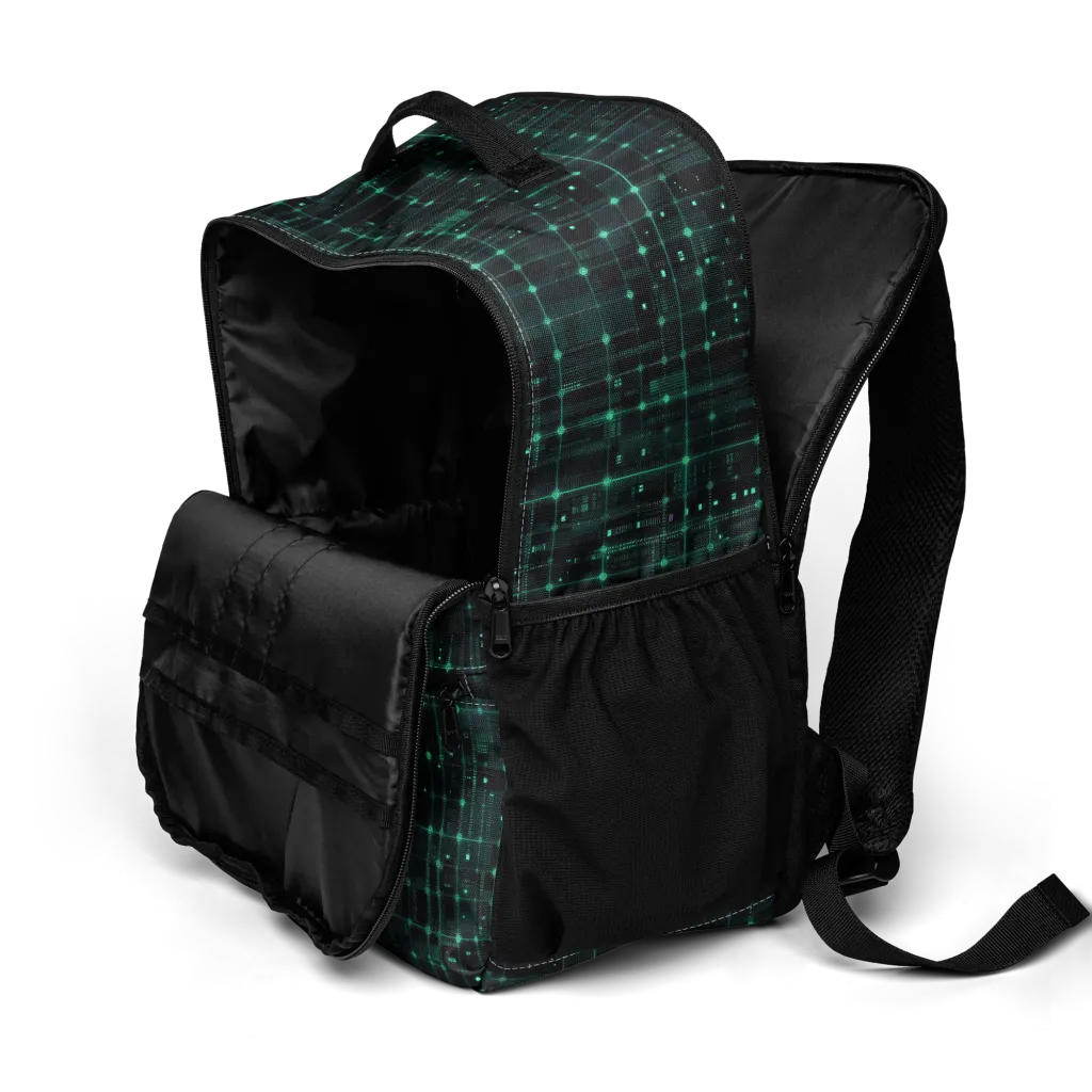 Neon Matrix on Utility Backpack — Product details 2