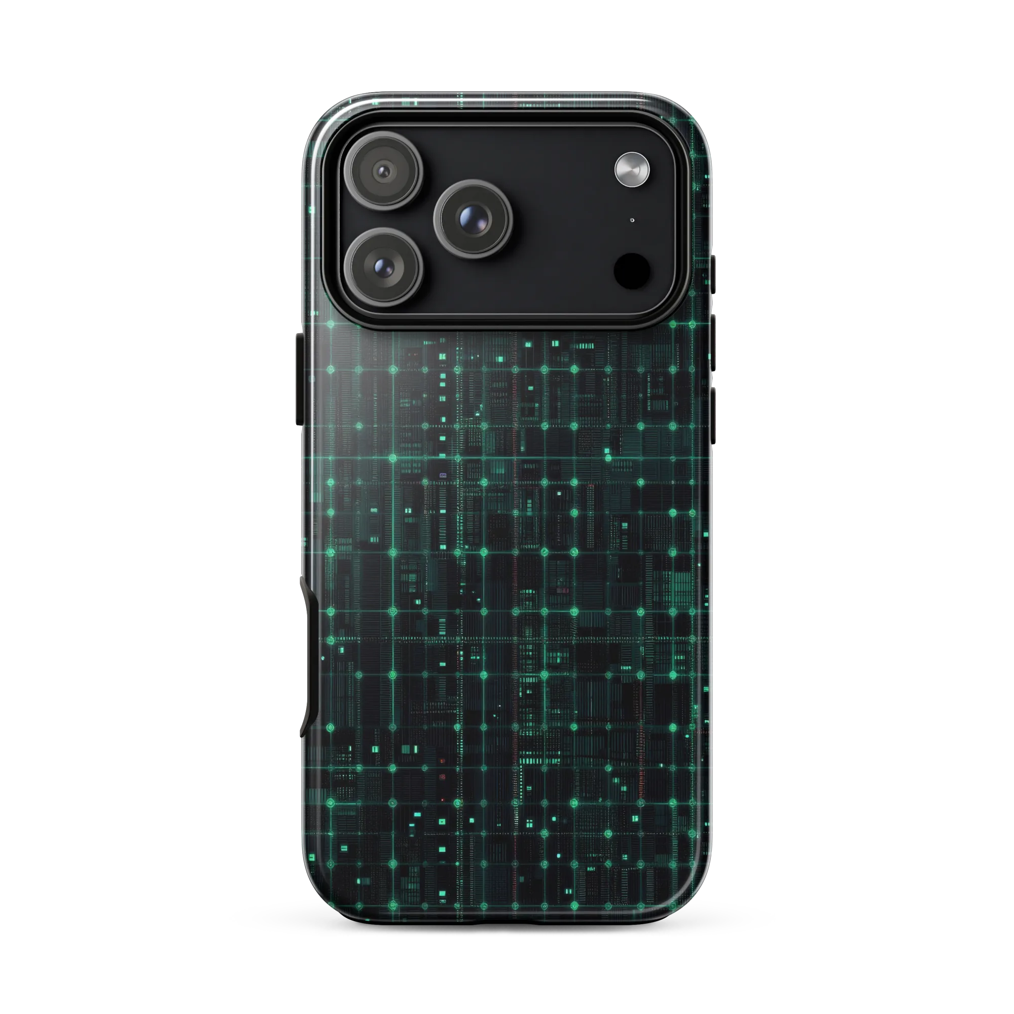 Neon Matrix on Tough Case for iPhone® — Front