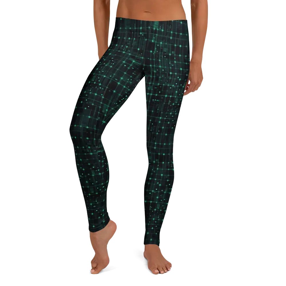 Neon Matrix on Leggings — Front