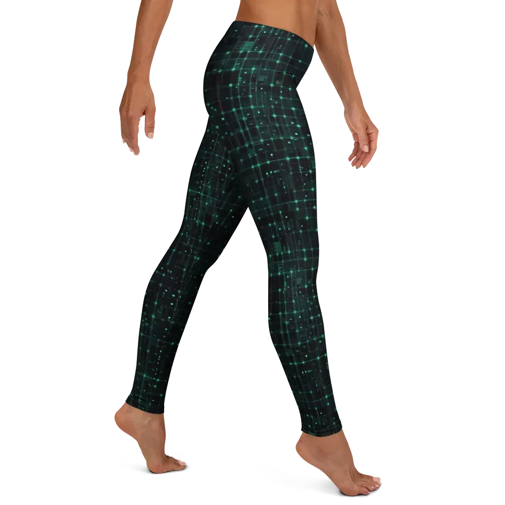 Neon Matrix on Leggings — Right