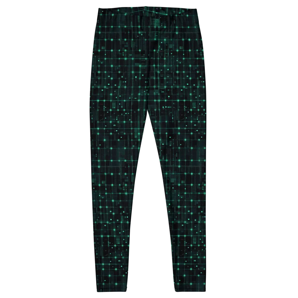 Neon Matrix on Leggings — Front