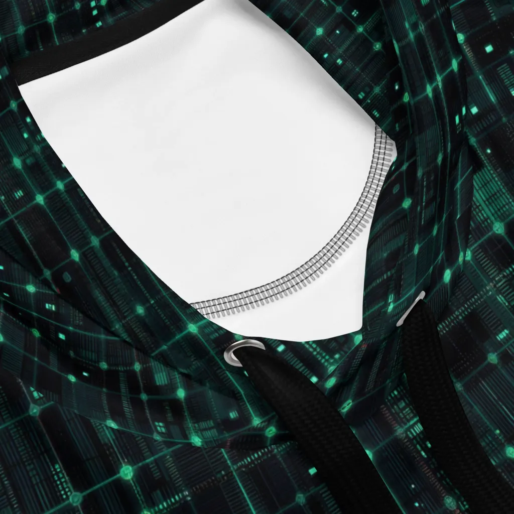 Neon Matrix on Hoodie — Product details 2