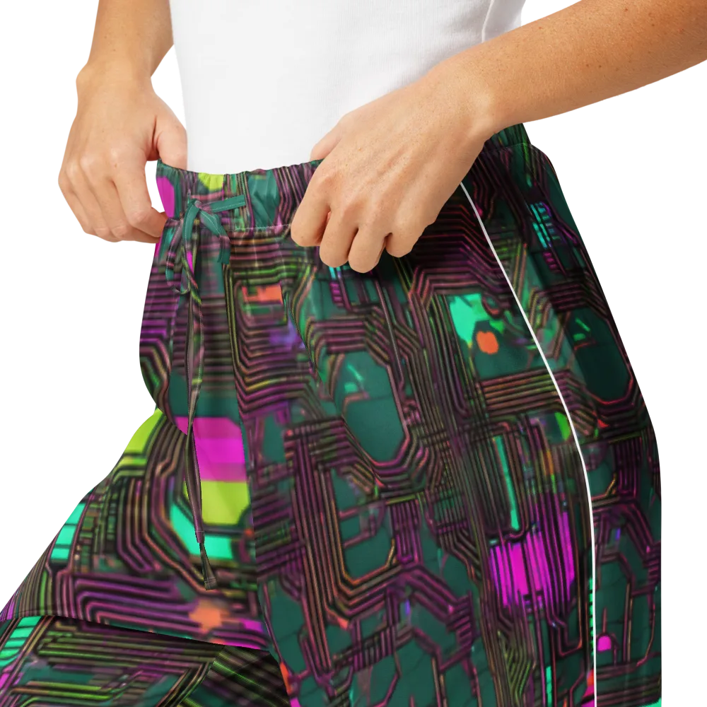 Neon Circuit on Women's Pajama Pants — Product details