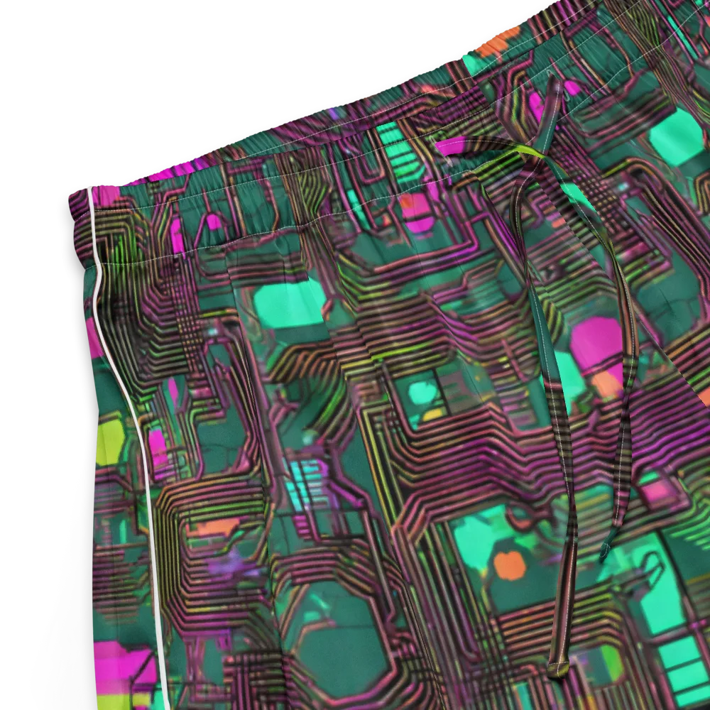 Neon Circuit on Women's Pajama Shorts — Product details