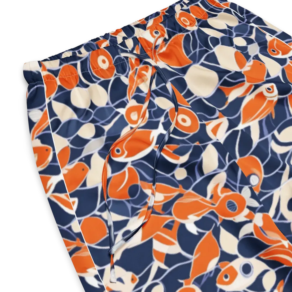 Navy Koi Garden on Women's Pajama Pants — Product details