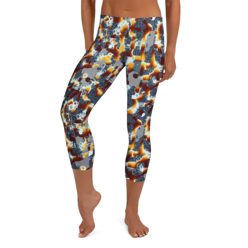 Amber Circuit on a Capri Leggings