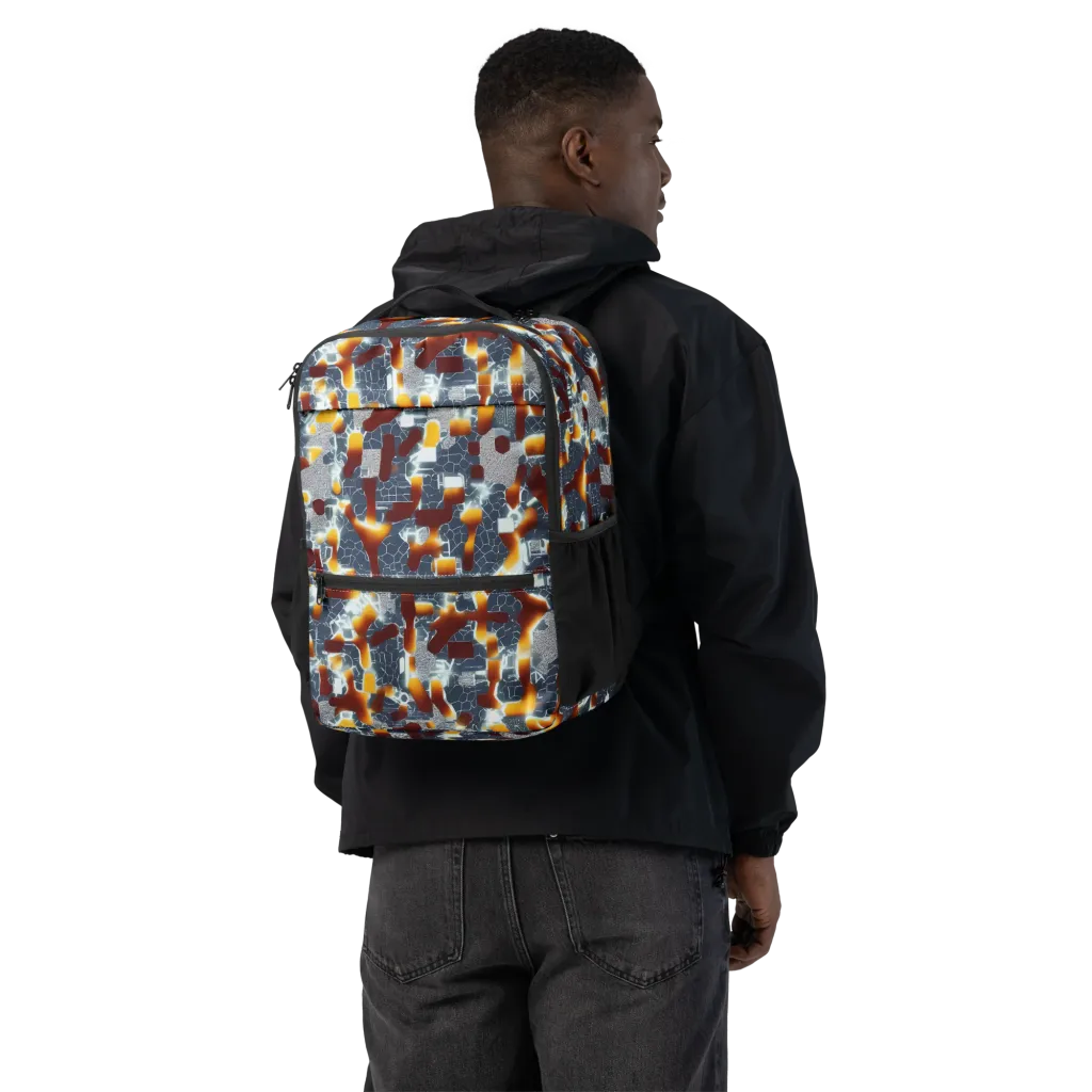 Amber Circuit on Utility Backpack — Back