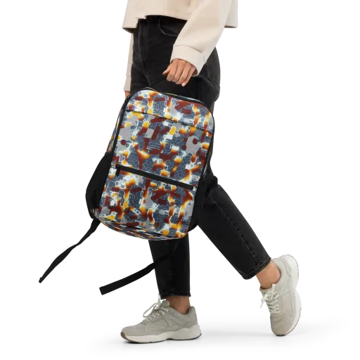 Amber Circuit on a Utility Backpack