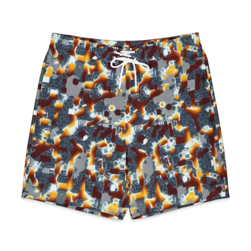 Amber Circuit on a Men's Board Shorts
