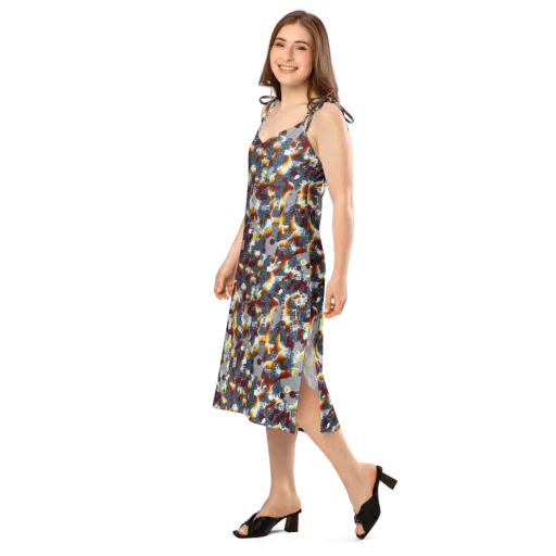 Amber Circuit on a Slip Dress