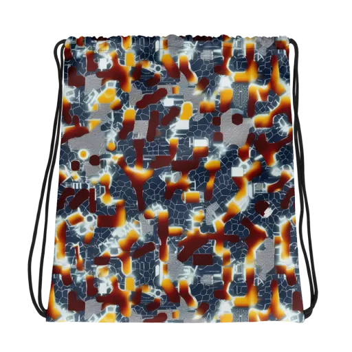 Amber Circuit on a Drawstring Bag