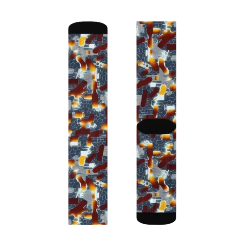 Amber Circuit on a Socks