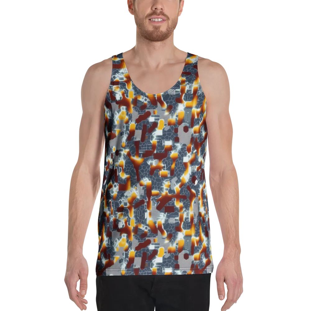 Amber Circuit on Men's Tank Top — Front