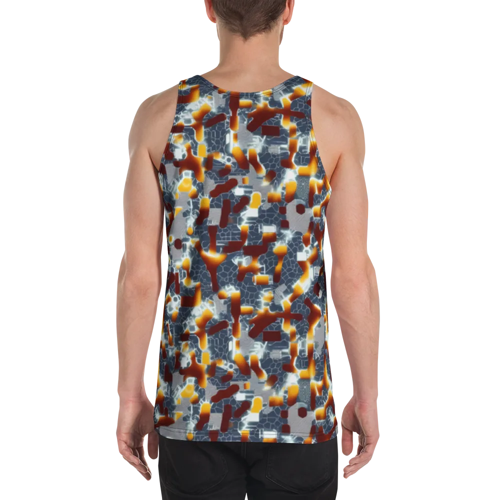 Amber Circuit on Men's Tank Top — Back