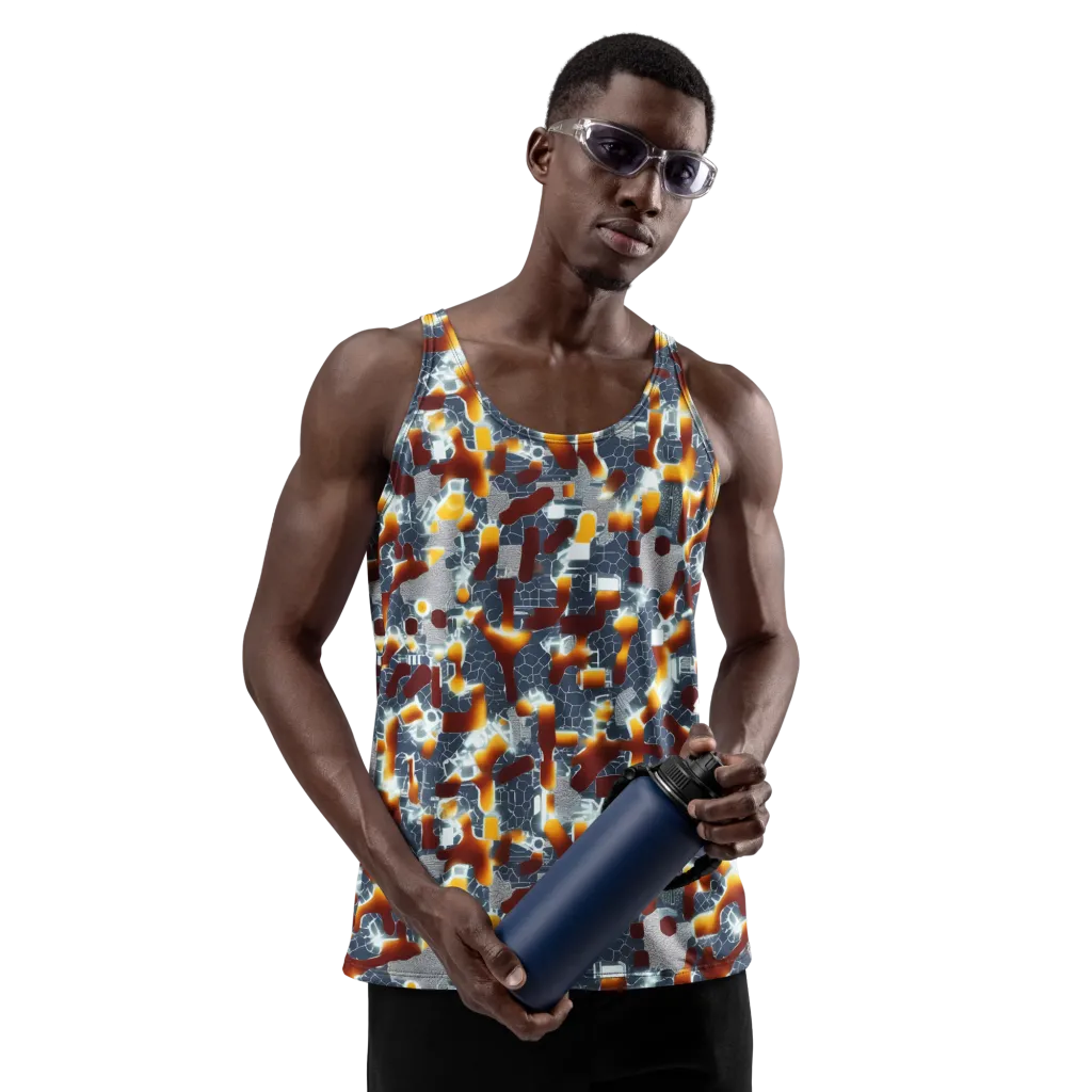 Amber Circuit on Men's Tank Top — Front