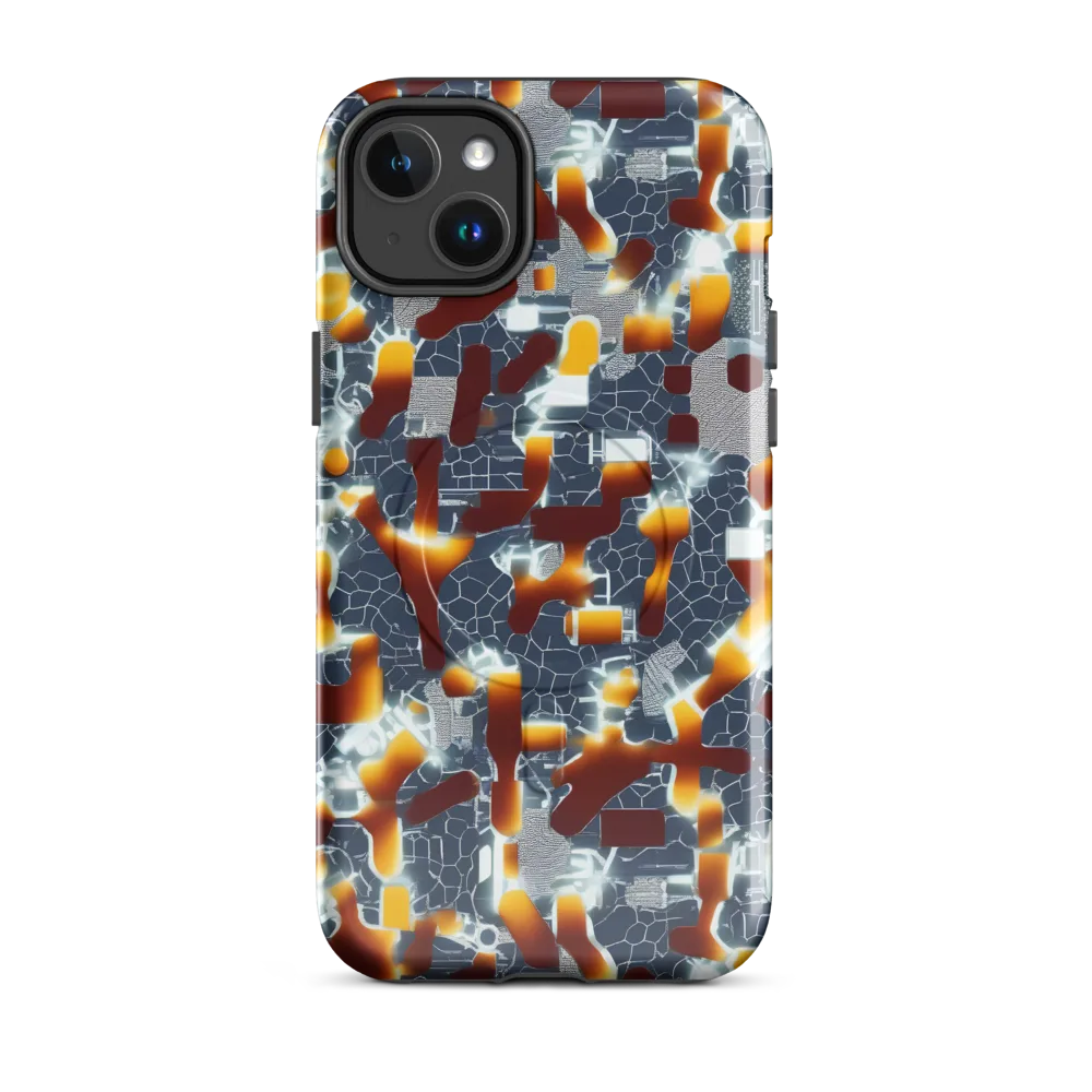Amber Circuit on MagSafe Tough Case for iPhone® — Front