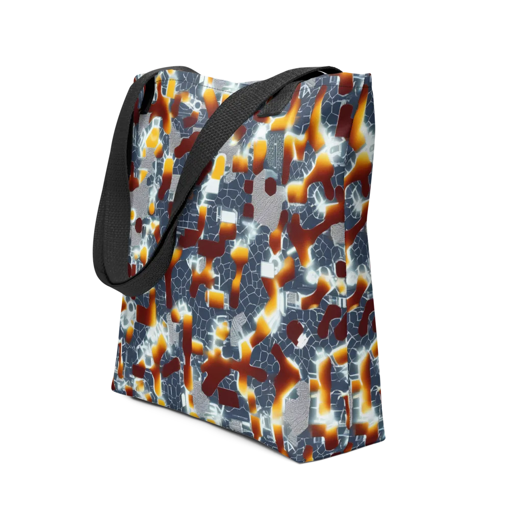 Amber Circuit on Tote Bag — Front