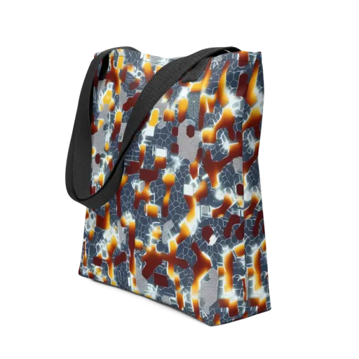 Amber Circuit on a Tote Bag