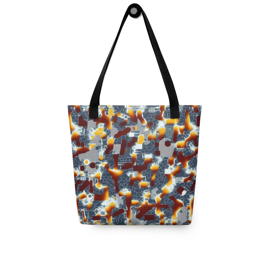 Amber Circuit on Tote Bag — Front