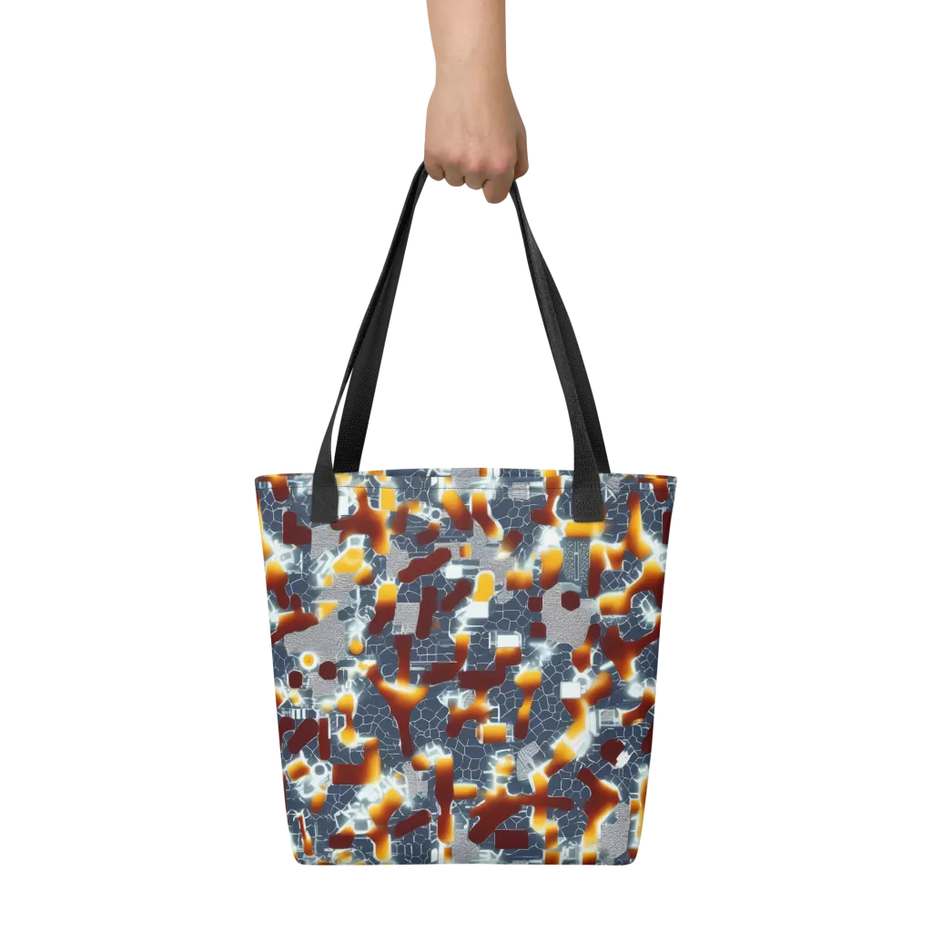 Amber Circuit on Tote Bag — Front