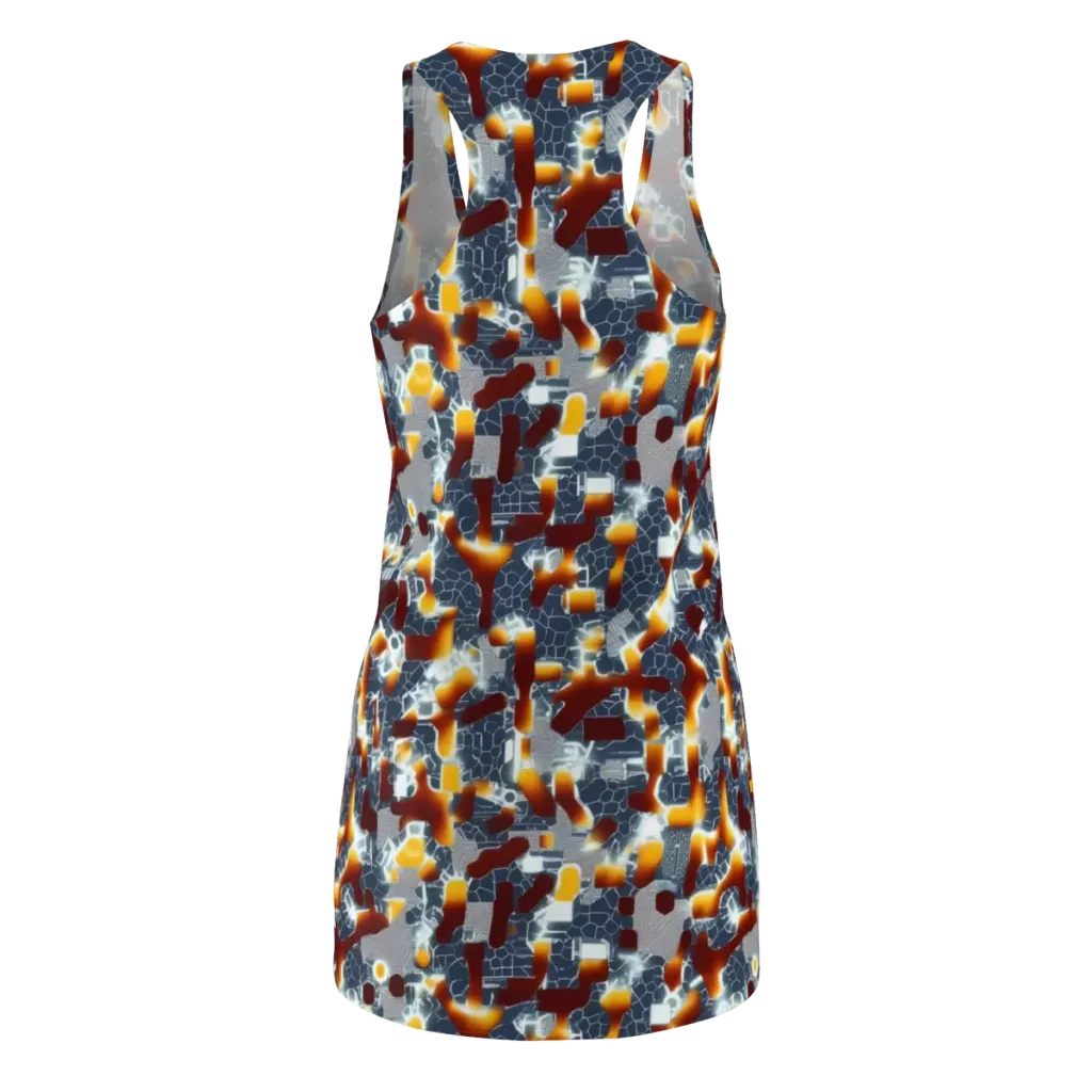 Amber Circuit on Racerback Dress — Back