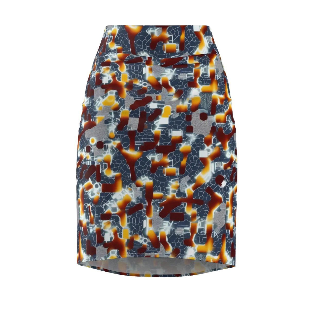 Amber Circuit on Pencil Skirt — Front