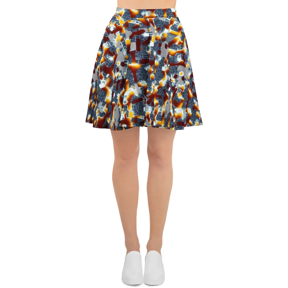 Amber Circuit on Skater Skirt — Front